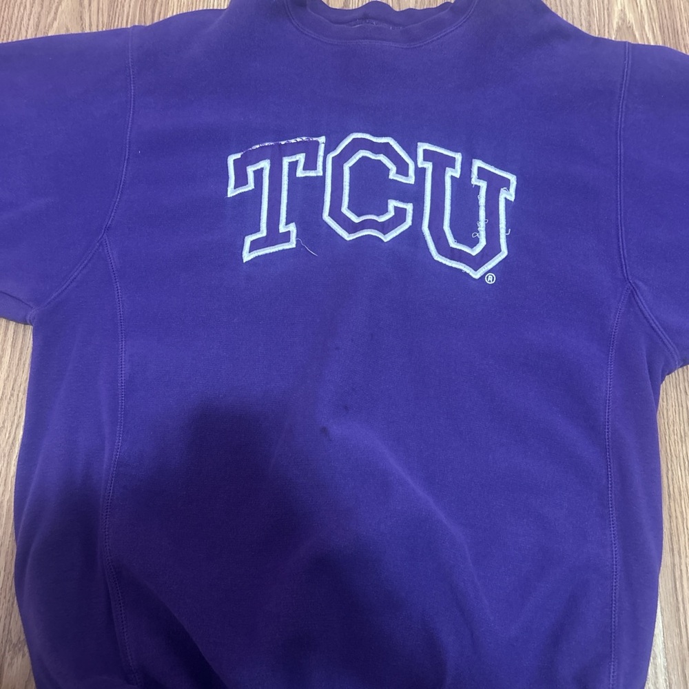 & Other Stories Purple TCU Sweatshirt